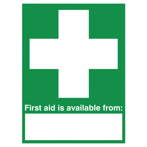 First Aid Is Available From " " - Portrait