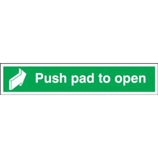 Push To Open Safety Signs